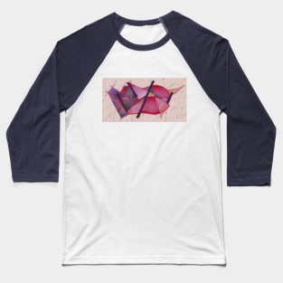 Cherry Lips (Cubism) Baseball T-Shirt